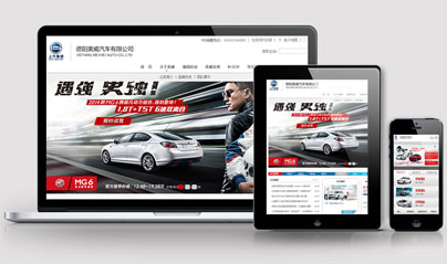 汽车公司网站案例